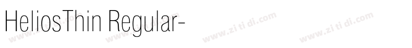 HeliosThin Regular字体转换 HeliosThin Regular字体转换